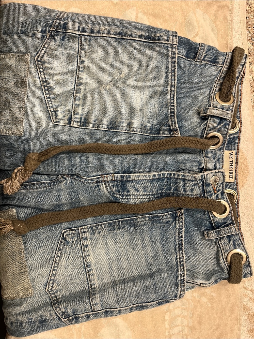 We The Free Moxie Pull-On Barrel Jeans, size 25 - Picture 13 of 14